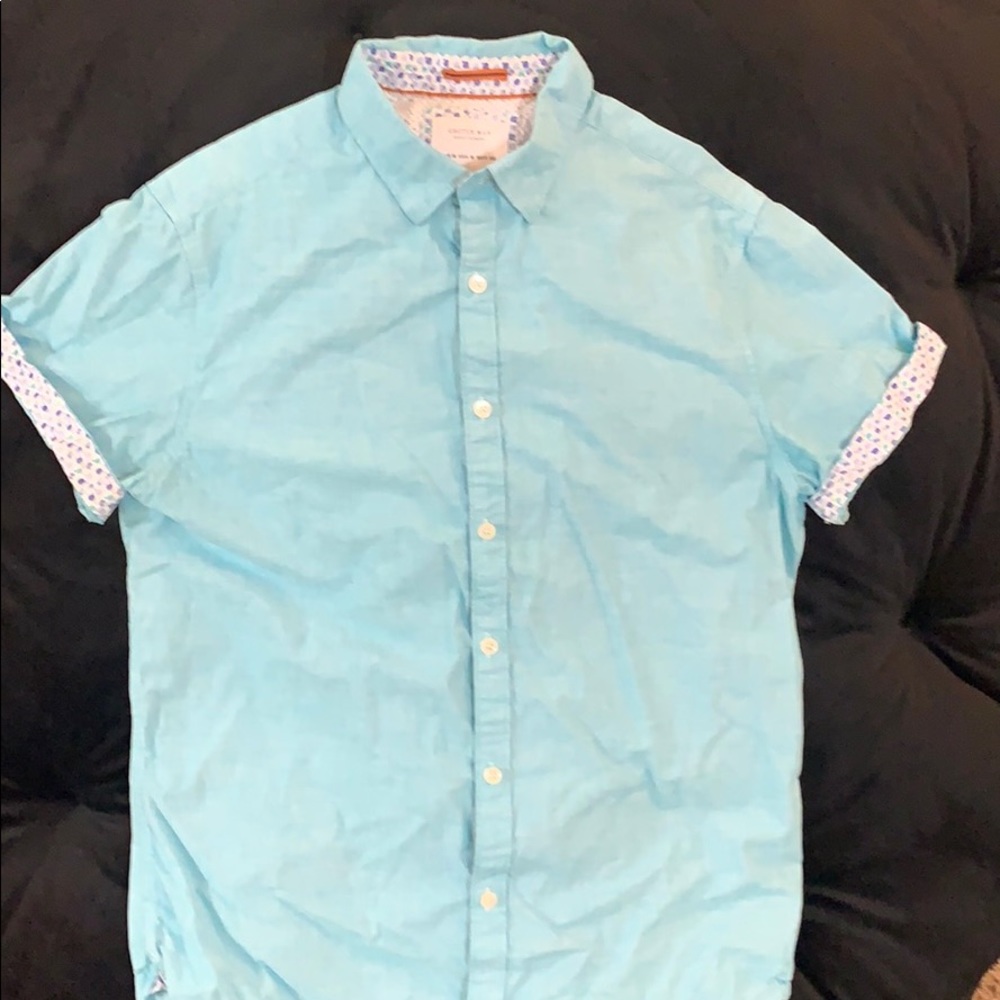 Casual Button Down T-Shirt